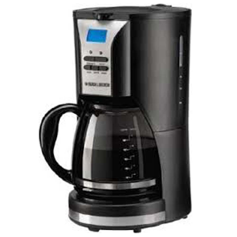 Black and Decker Dcm90 12-Cup Lifestyle Drip Coffee Maker- Black
